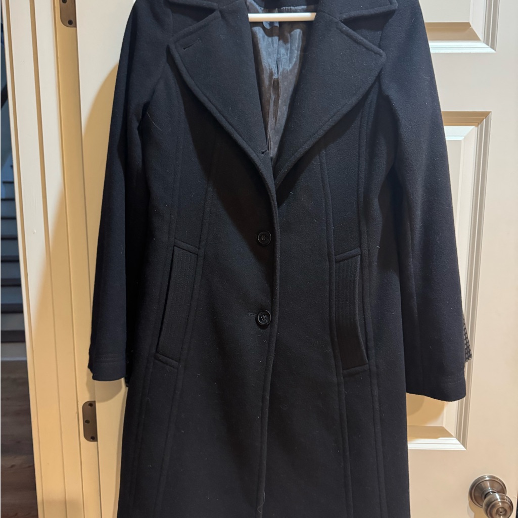 Stylish Black Overcoat